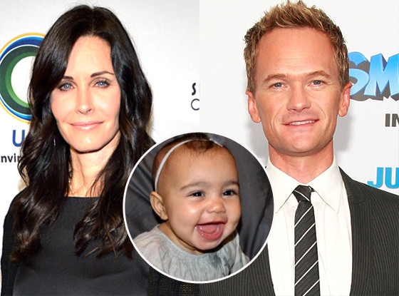 Courteney Cox, Neil Patrick Harris, North West Courteney Cox, Neil Patrick Harris, North West